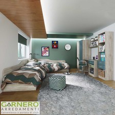 Cameretta bambini rovere