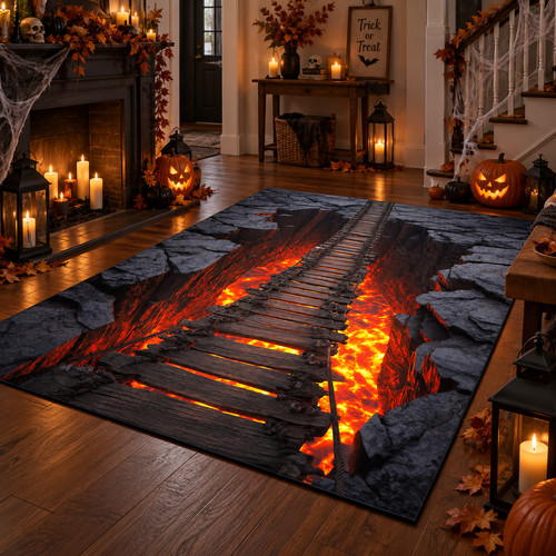 Tappeto halloween ponte - tappeto,