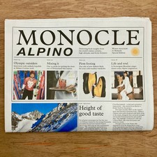Monocle Alpino Newspaper