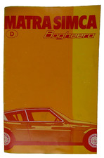 Matra Simca Bagheera Manuale