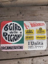 Cartello Pubblicitario 6° Giro Delle Regioni Anno 81 82 Bici Corsa Campagnolo
