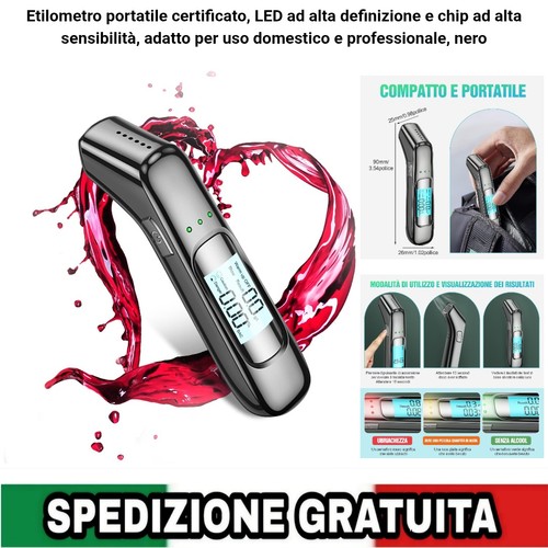 Etilometro portatile alcol - portatile,