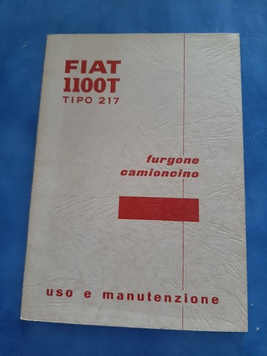 Fiat 1100 1957 libretto uso - 1100,