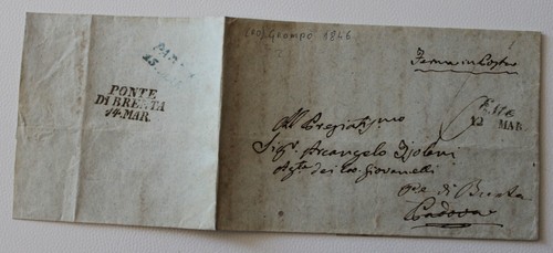 1846 veneto lettera ferma - 1846,