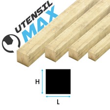 MICRO PROFILI IN OTTONE QUADRO