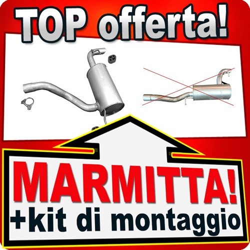 Silenziatore posteriore per - silenziatore,