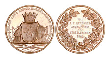 O954, Svezia, 1890 medaglia bronzo, agricoltura, apicoltura, alveare
