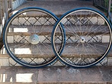  Campagnolo Chorus 8 Velocita  Coppia Ruote Copertoncino Eroica  Colnago  Bianch