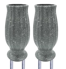 2PCS Cemetery Vases for