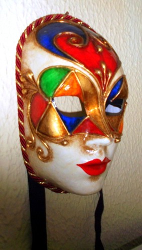 Maschera veneziana - veneziana, in