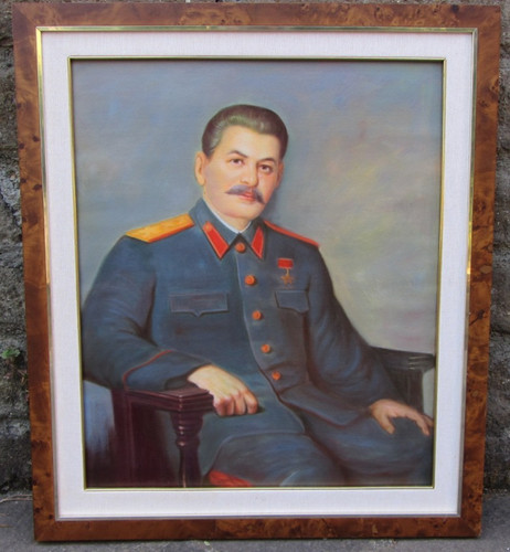 Ritratto stalin olio - ,