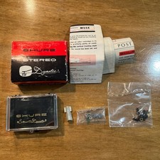 Cartuccia stilo Shure Stereo Dynetic M55E scatola originale ricambi documenti no cartuccia