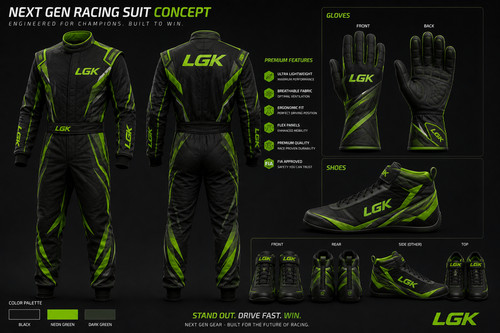 Tuta corsa lgk kart - tuta,