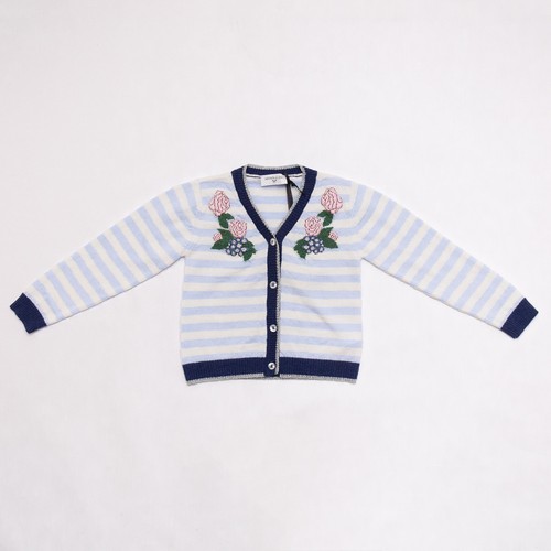 Cardigan row blue kids - cardigan, for