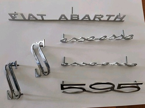 Set fregi scritte cromate per - set,