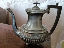teiera inglese sheffield in silver plate
