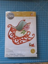 Fustella Sizzix Bigz L 658742 Slitta di Babbo Natale in 3D