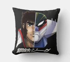 CUSCINO 40x40 TRIBUTO JEEG ROBOT D'ACCIAIO CARTONE ANIMATO ROBOT ANNI 80 - 2