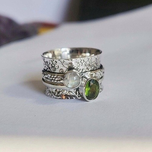 Anello multipietra argento