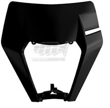 POLISPORT MASCHERINA TABELLA PORTA FARO NERO KTM 450 EXC 2017-2019