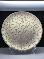 Centrotavola Egan In Ceramica Collezione Capitonè Caramello ceramic table center