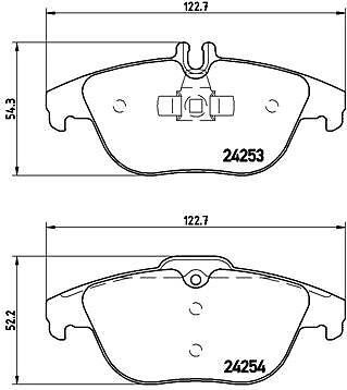 Brembo 068x kit pastiglie - kit,