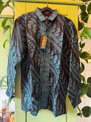 Camicia uomo batik indonesiana