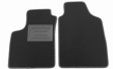 ASC tappetini auto anteriori 2pz Panda II serie 2003-2012 con battitacco gomma