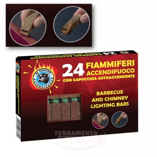 Accendifuoco tipo fiammifero - accendifuoco,