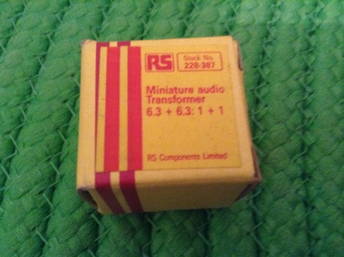 Trasformatore audio - , in
