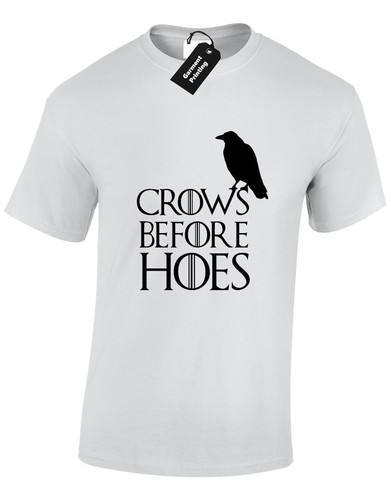 Shirt uomo crows before hoes - t-shirt,