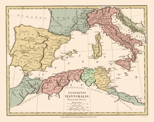 Mappa storica italia - mappa, spagna
