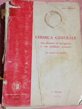 chimica generale, elementi di inorganica,studenti medicina, silvestroni, 1972