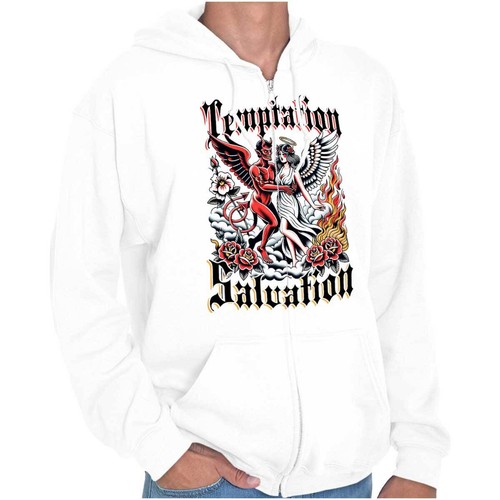 Felpa con cappuccio - zip, uomo