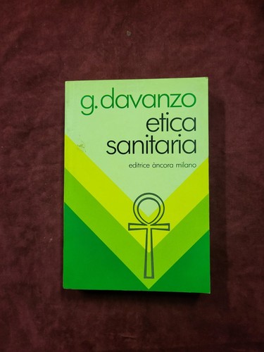Libro etica sanitaria - sanitaria, davanzo