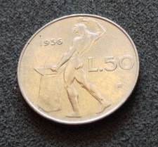Monnaie Italie 50 Lire 1956 R