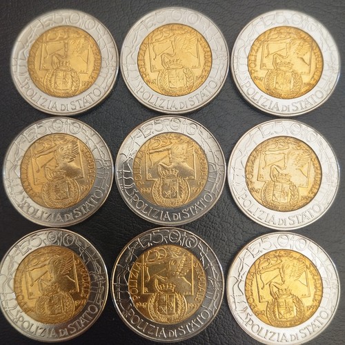 500 lire 1997 polizia - 9,