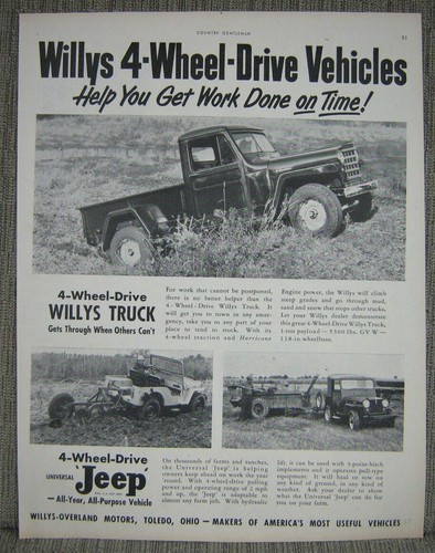 Jeep willys 1951 - willys, per