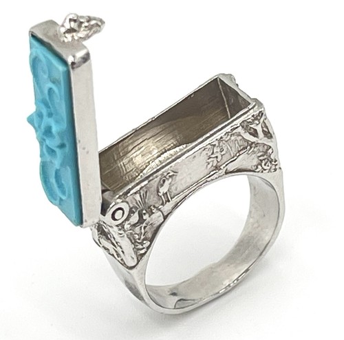 Anello argento 925 vano - anello,