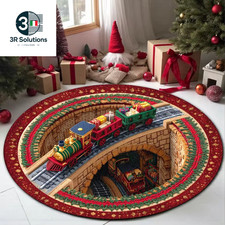 Tappeto Rotondo 3D Tappetino