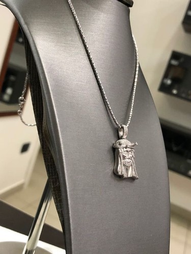 Collana girocollo uomo cristo