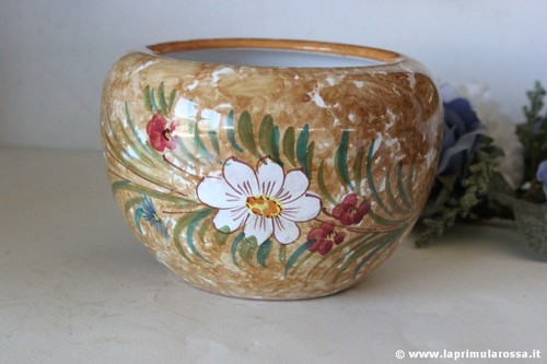 Vintage cache pot ceramic - cache,
