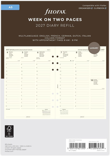 Agenda 2027 formato - agenda, a5