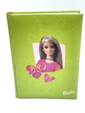 2002# BARBIE OFFICIAL  DIARY DIARIO SCUOLA  VINTAGE GREEN  NUOVO # QI