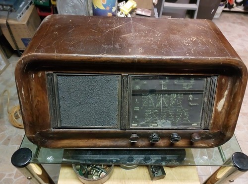 Vecchia radio valvole - vecchia,