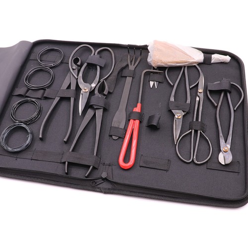 Set attrezzi bonsai acciaio - set,