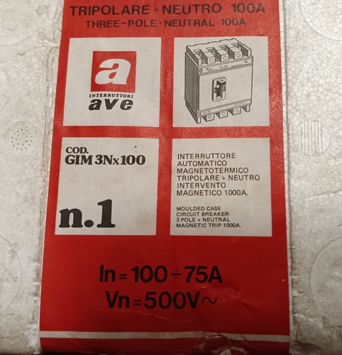 Ave gim 3n100a 15ka 380v - ave,