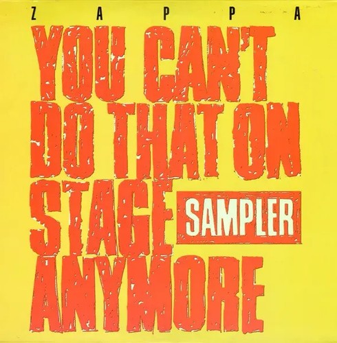 2xlp frank zappa you can - frank, can't