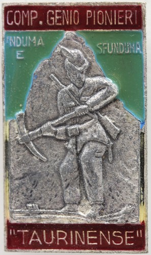 Distintivo spilla alpini - alpini, genio