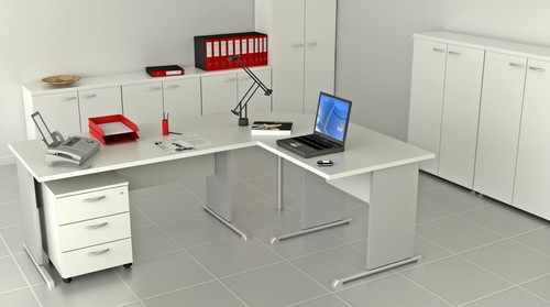 Scrivania operativa ufficio - scrivania,